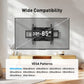 MountFTV Full motion TV Wall Mount Bracket for 42-85 600x400mm, Holds up to 132lbs