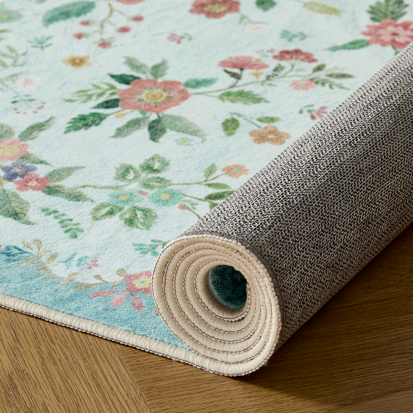 6'x9' Boho Area Rugs for Living Room, Machine Washable Area Rug with Non-Slip Backing, Stain Resistant Non-Shed Carpet for Bedroom, Dining Room, Dorm, Office