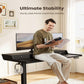 Electric Standing Desk with Drawers, 48" x 24" Gaming Desk with Monitor Stand, Black