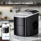Philergo Smart Countertop Ice Maker with APP Control, 9Pcs/6Mins, 26lbs/24Hrs, 2 Ice Cube Sizes, Portable Bullet Ice Maker Self-Cleaning, Quiet Ice Maker Machine for Home KitcherOffice RV, Black