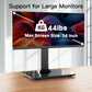 MountFTV Monitor Stand for 13-34 inch Screen, 5 Height Adjustable, Swivel Desk Monitor Stand Riser, Holds up to 44lbs