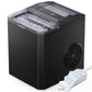 Philergo Countertop Ice Maker 26 lbs/24h 9 Cubes/6 Mins with Self-Cleaning Bullet Ice Maker for Home Office Bar Party