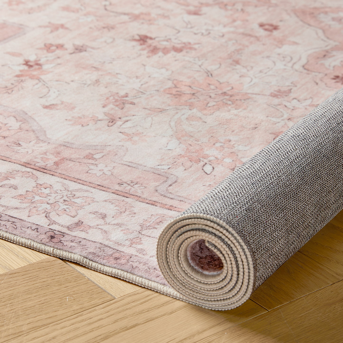 5'x7' Machine-washable Area Rugs for Living Room, Stain Resistant Non-Shed Carpet, Boho Area Rugs with Non-Slip Backing for Bedroom, Dining Room, Dorm, Office