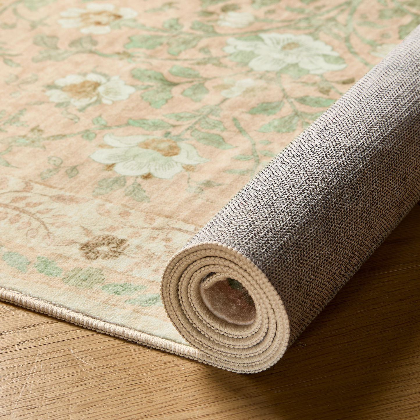 5'x7' Boho Area Rugs for Living Room, Machine Washable Stain Resistant Non-Shed Carpet, Area Rug with Non-Slip Backing for Bedroom, Dining Room, Dorm, Office