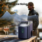 Philergo Nugget Ice Maker Countertop, Pebble Ice Maker with Soft Chewable Ice, 35 lbs/24 Hrs for Home, Kitchen, RV, Camping, Dark Blue