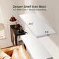 2pcs/set 24" Wood Wall Mounted Floating Shelves Storage Shelving For Living Room, Dining Room, Office, Bedroom