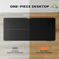 One Piece Standing Desk, 48x24 inch Adjustable Stand Up Desk with Cable Management Tray, Black