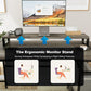67'' L Shaped Computer Desk with Hutch & Monitor Stand Reversible L-Shaped Gaming Desk with Power Outlet & LED Strip for Home Office, Grey - Walmart.com