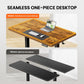 Kyspho 48'' x 30'' Electric Standing Desk, Adjustable Height Sit to Stand Desk with 4 Height Memory & 1.2'' Thick Desk Top, Ergonomic Desk for Home Office, Brown