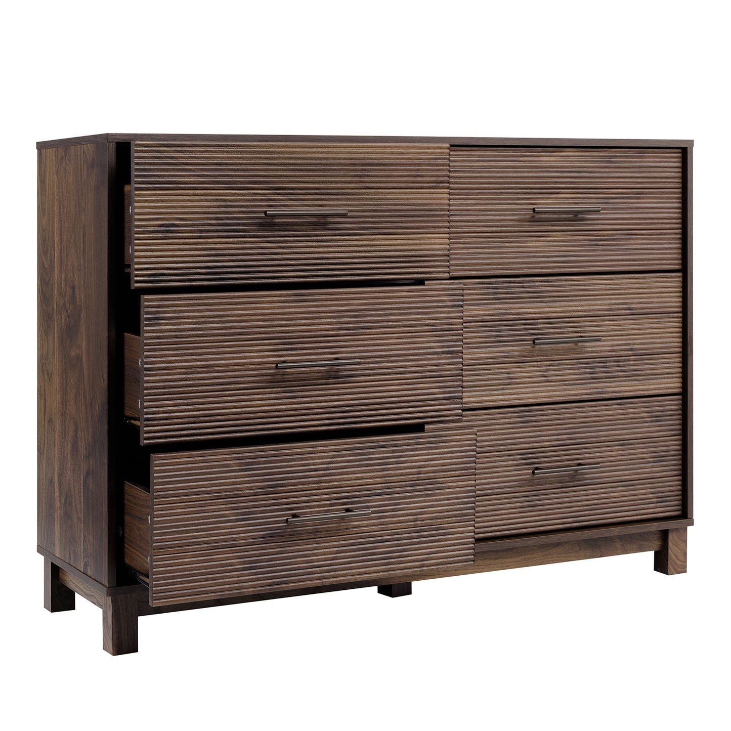 CHITOOMA 6 Drawer Dresser for Bedroom Modern Storage Tower for Closet, Hallway, Entryway, Nursery Room