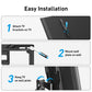 MountFTV Full motion TV Wall Mount Bracket for 42-85 600x400mm, Holds up to 132lbs