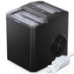 Countertop Ice Maker Machine, Portable Ice Makers Countertop, 26lbs/24H, 9 Cubes in 7 Mins, Self-Cleaning Ice Maker with Ice Scoop and Basket, Black