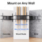 MountFTV Full Motion TV Wall Mount Bracket for 37-75 inch Flat Curved TVs, Max 600x400mm, Holds up to 132lbs
