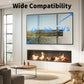MountFTV Tilting TV Wall Mount for 26-55 inch, TV Wall Bracket Up to 15° Tilting, Max 400X400mm, Hold Up to 99 lbs