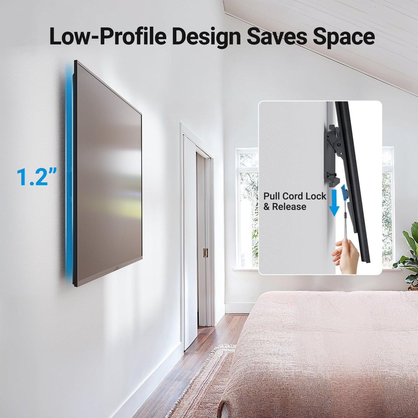 https://www.walmart.com/ip/MountFTV-Tilt-TV-Wall-Mount-Bracket-Fits-26-60-inch-TVs-Max-400x400mm-Holds-up-to-115lbs/10113863942?selected=true