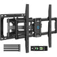 Full Motion TV Wall Mount Bracket for 40 to 82 inch Flat or Curved TVs , Holds up to 110 lbs