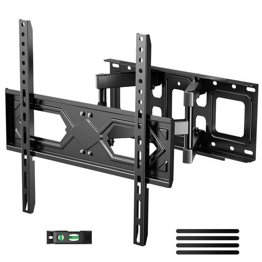 Full Motion Articulating TV Wall Mount Swivel Tilting Bracket Fit for 26-65 In Flat & Curved TVs