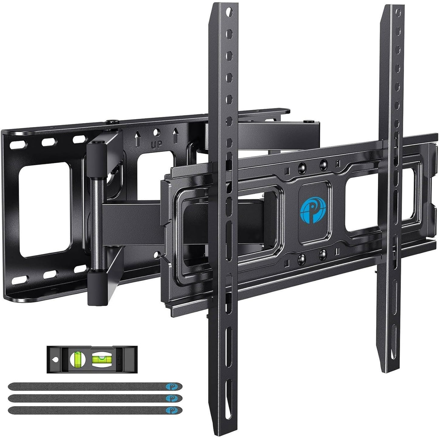 Full Motion TV Mount for 26-55" TVs with Swivel Tilt Extension Leveling Max Hole 400x400mm & 99lbs