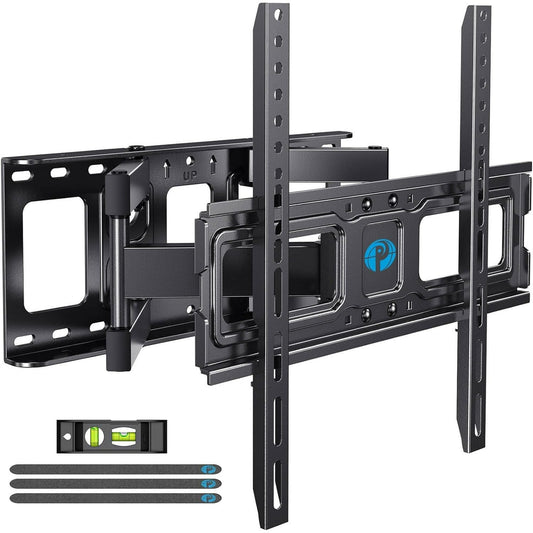 Full Motion TV Mount for 26-55" TVs with Swivel Tilt Extension Leveling Max Hole 400x400mm & 99lbs
