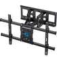 Full Motion TV Wall Mount Bracket for 37-75 inch Flat Curved TVs, Max 600x400mm,Holds up to 132lbs