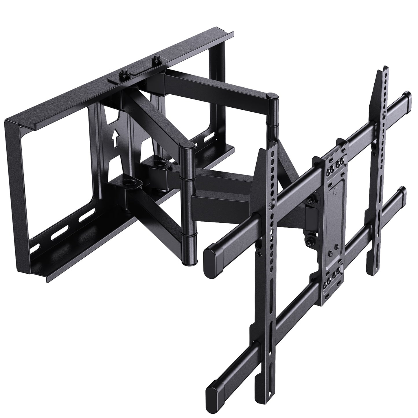 Full Motion TV Wall Mount for Most 37-75 inch TVs up to 132 lbs, Max 600x400mm, Wall Mount TV Bracket with Dual Articulating Arms, Tilt, Swivel, Extension