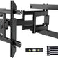 Full Motion TV Wall Mount for 37-80 Inch Flat Curved TVs, up to132 lbs