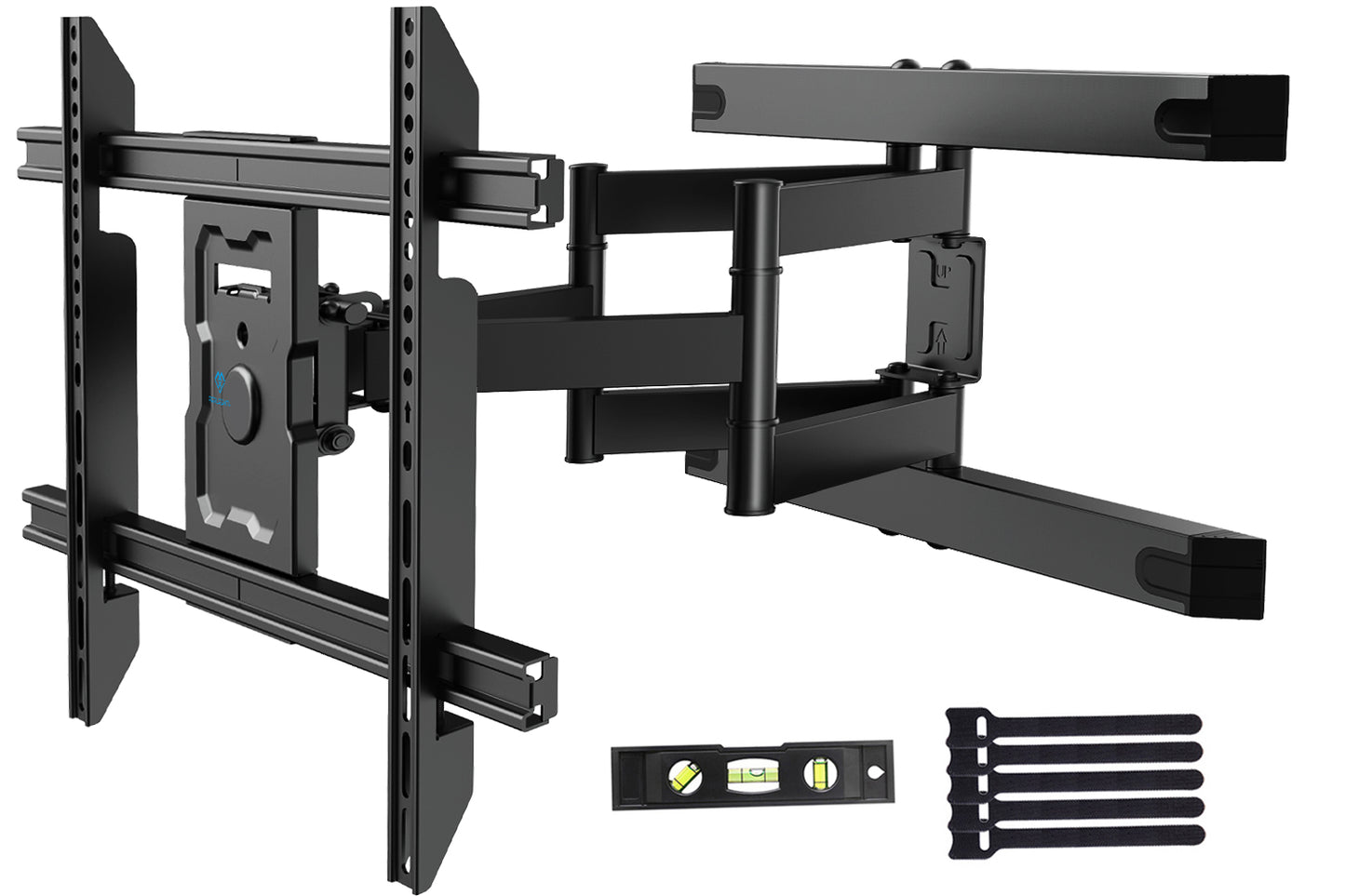Full Motion TV Wall Mount for 37-80 Inch Flat Curved TVs, up to132 lbs