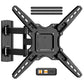 MountFTV Full Motion TV Wall Mount Bracket for 26-65 inch TVs, Max 400*400mm, Holds up to 77 lbs, 12"/16" Wood Studs（复制）