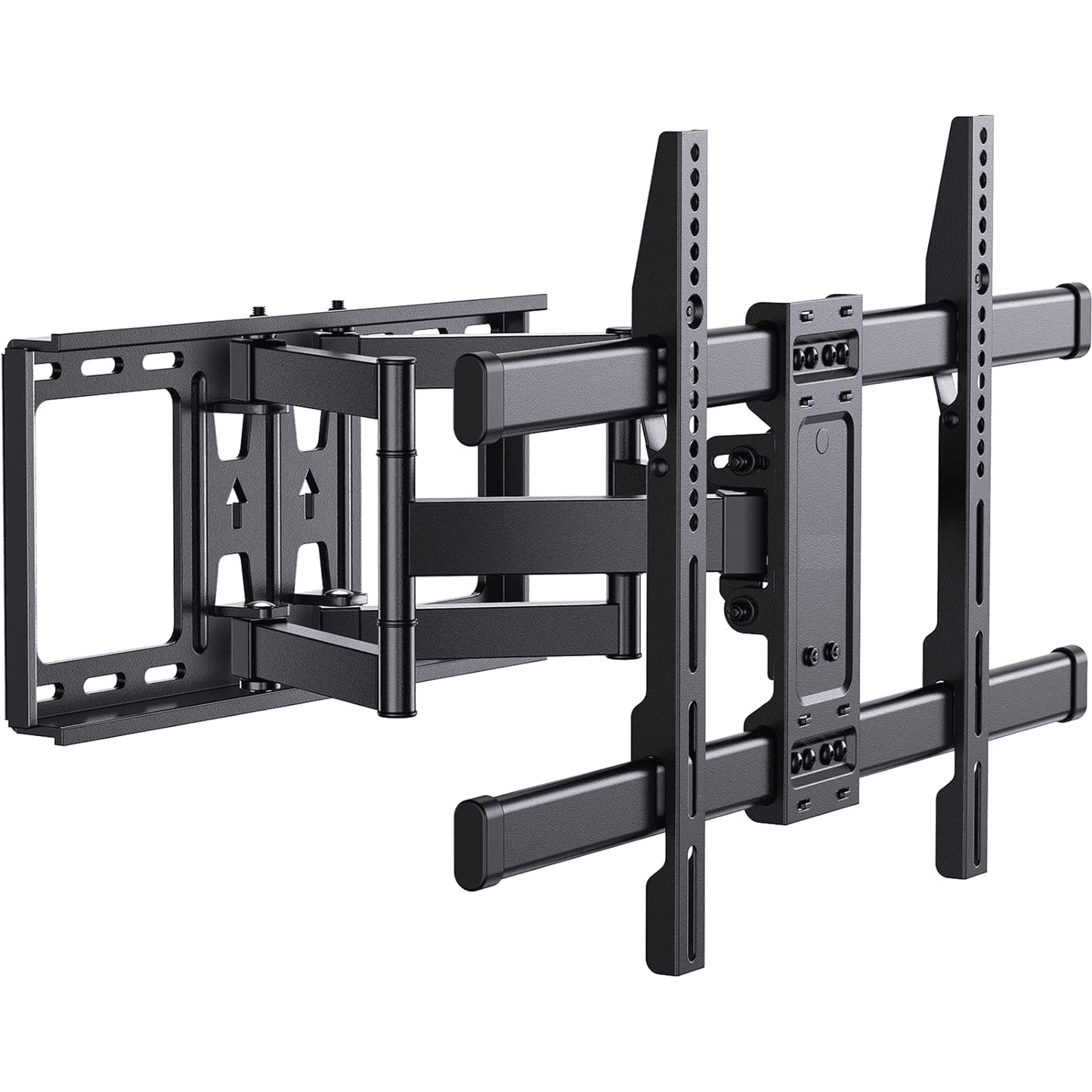 MountFTV Full Motion TV Wall Mount Bracket Fit for 37-75" Flat Curved LED TVs, Max 600x400mm,Holds up to 132lbs