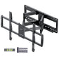 MountFTV Full Motion TV Wall Mount Bracket Fit for 50-90" Flat Curved LED TVs, Max 800x400mm,Holds up to 165lbs