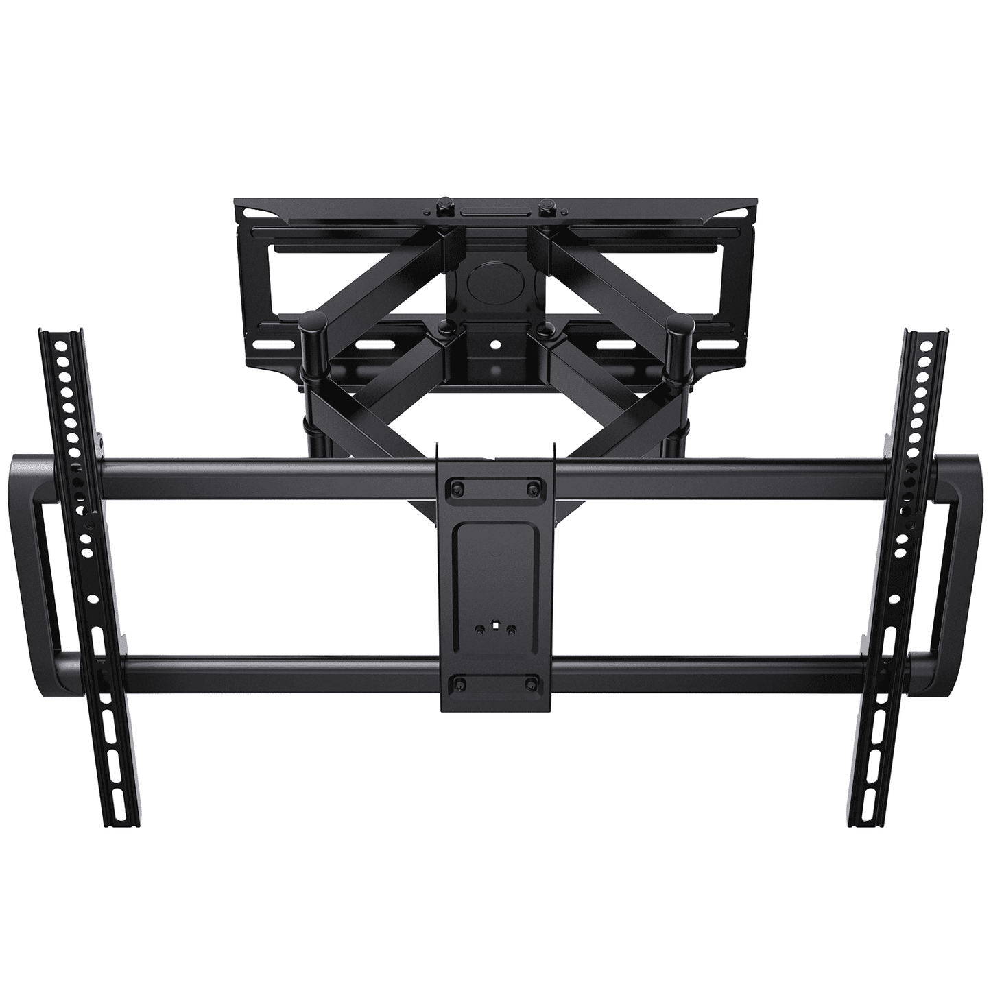 MountFTV Full Motion TV Wall Mount Bracket Tilting Swivel for Most 37-75 Inch LED LCD OLED Flat/Curved Screen TVs,max 600x400mm, Holds up to 100 lbs