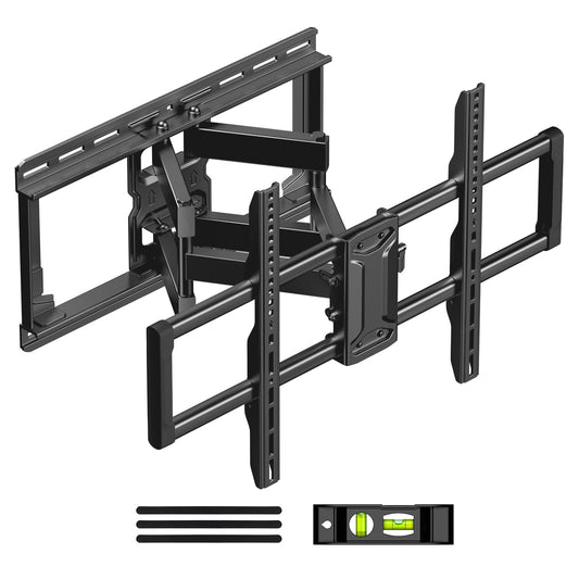 MountFTV Full Motion TV Wall Mount Bracket for 42-85 inches LED LCD OLED TVs,Max 600 x 400mm, Holds up to 132lbs