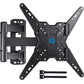 MountFTV Full Motion TV Wall Mount Bracket for Most 26-60 inch LED LCD Flat Curved Screen Monitors TVs, Max 400x400mm,Holds up to 77 lbs