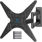 MountFTV TV Wall Mount for 26-60" TVs with Swivels & Tilting Max 400x400, Holds up to 70lbs
