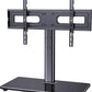 MountFTV Universal Swivel Tabletop TV Stand for 32-80 inch LCD LED TVs, Max 600x400mm, Hold Up to 99 lbs