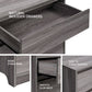 CHITOOMA 6 Drawer Dresser Wood Storage Cabine for Bedroom, Closet, Hallway, Entryway, Nursery Room, Gray