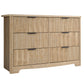 CHITOOMA 6 Drawer Dresser for Bedroom Modern Storage Tower for Closet, Hallway, Entryway, Nursery Room