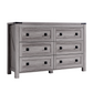 CHITOOMA 6 Drawer Dresser for Bedroom Modern Storage Tower for Closet, Hallway, Entryway, Nursery Room