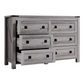 CHITOOMA 6 Drawer Dresser for Bedroom Modern Storage Tower for Closet, Hallway, Entryway, Nursery Room