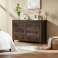 CHITOOMA 6 Drawer Dresser for Bedroom Modern Storage Tower for Closet, Hallway, Entryway, Nursery Room