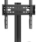 TV Stand Mount, Universal TV Stand Tabletop for 32-52 inch LCD LED TVs, Height Adjustable TV Base Stand with Tempered Glass Base Wire Management, Max 400x400mm