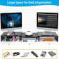 Myfurnideal Dual Monitor Stand Adjustable Monitor Stand Riser with Tablet & Cellphone Slot Computer Stand for PC, Computer, Laptop, Printer - Walmart.com