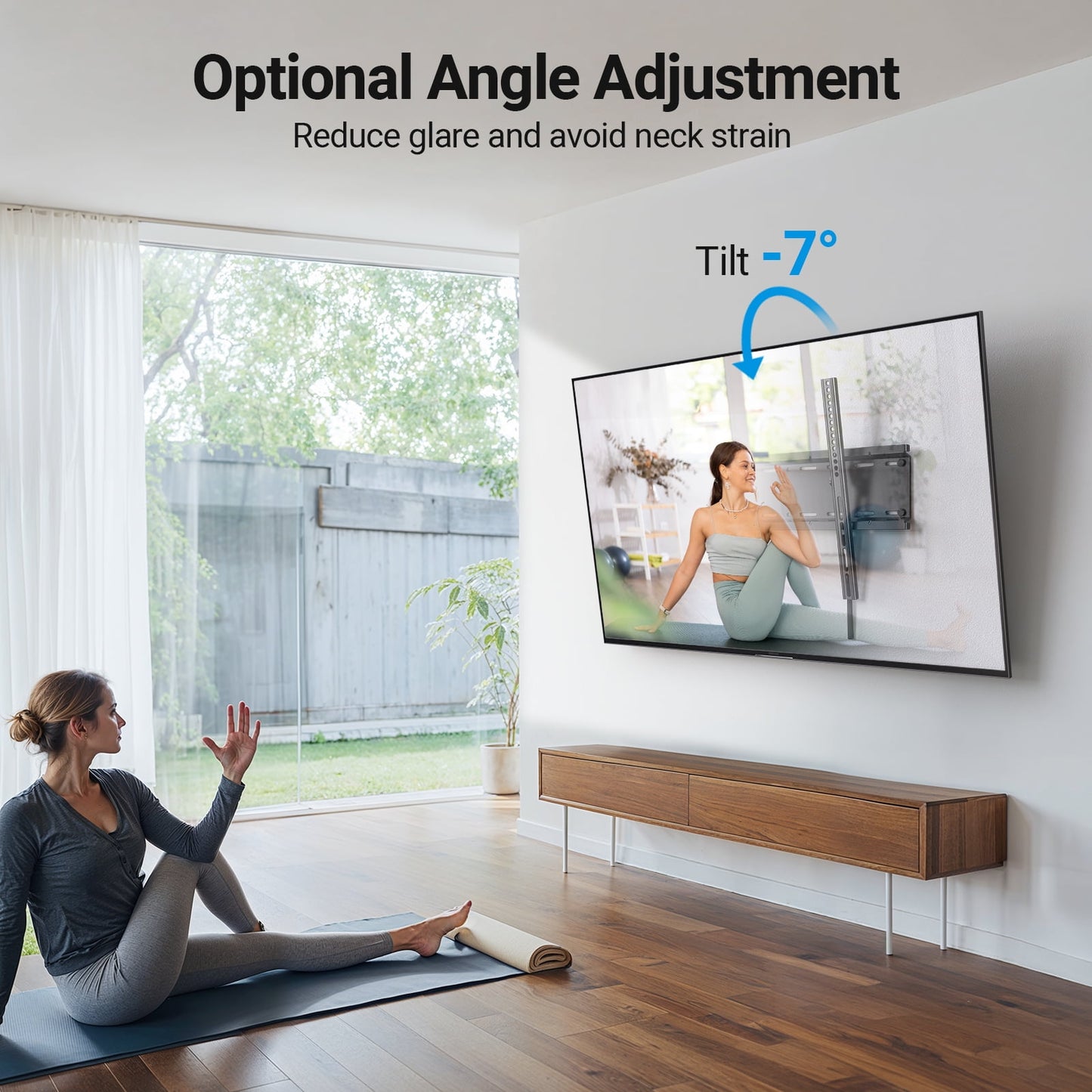https://www.walmart.com/ip/MountFTV-Tilt-TV-Wall-Mount-Bracket-Fits-26-60-inch-TVs-Max-400x400mm-Holds-up-to-115lbs/10113863942?selected=true