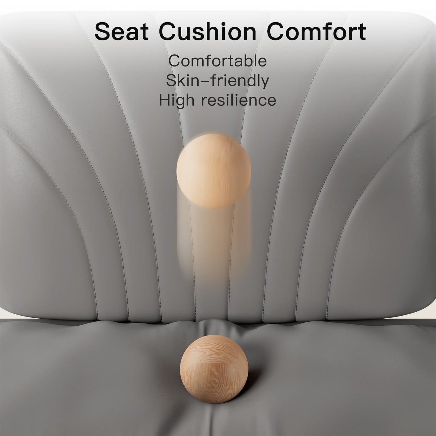 PU Armless Office Desk Chair with Wheels,PU Leather Cross Legged Wide Chair,Mid Back Adjustable Swivel Computer Task Chairs Vanity Chair for Home,Office(Gray) - Walmart.com