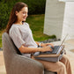 Portable Home Office Lap Desk with Pillow Cushion Fits Up To 15.6 Inch Laptops - Walmart.com