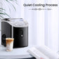 Philergo Nugget Countertop Ice Maker, Chewable Pellet Ice Machine with Self-Cleaning for Home Kitchen, 34lbs/24Hrs, Black