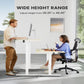 Height Adjustable Electric Standing Desk, 48 x 24 Inches Sit Stand up Desk,Natural