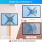 Full Motion TV Wall Mount Articulating Arms Swivels Tilts Bracket for 26-60 inch Flat Curved TVs, Max 400x400mm Holds up to 88lbs