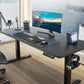 63 x 28 Inches Height Adjustable Electric Standing Desk, Sit Stand up Desk with 4 Memory PreSetting, Black