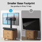 Universal TV Stand Table Top TV Base for 32 to 60 inch Flat Screen TVs Height Adjustable TV Mount Stand with Base, Holds up to 88lbs, Max 400x400mm